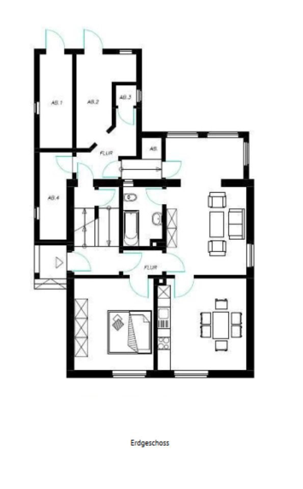 Erdgeschosswohnung mit großem Garten – zentral in 59067 Hamm zimmer