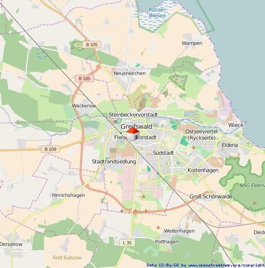 Etagenwohnung Greifswald - 3 Zimmer, 87 m&sup2;, 740&euro; | Angebot:26097663