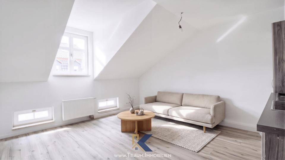 Dachgeschoßwohnung Mühlhausen (Thüringen) - 2 Zimmer, 35 m&sup2;, 320&euro; | Angebot:26665274