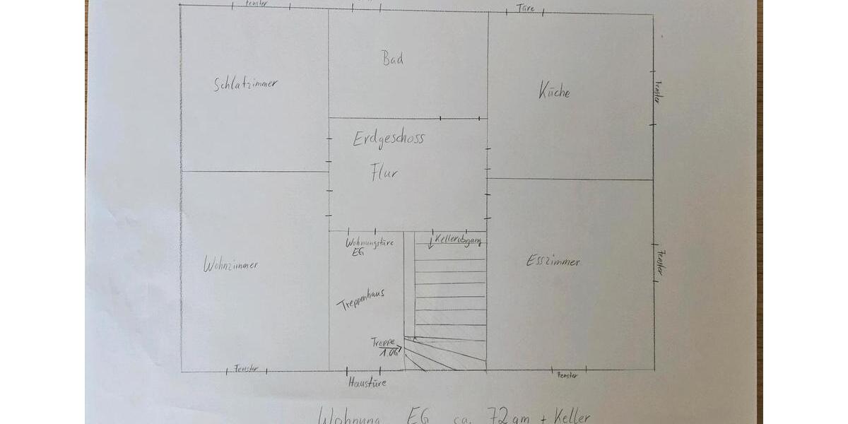 Erdgeschoßwohnung Großheubach - 3 Zimmer, 72 m&sup2;, 875&euro; | Angebot:25614027