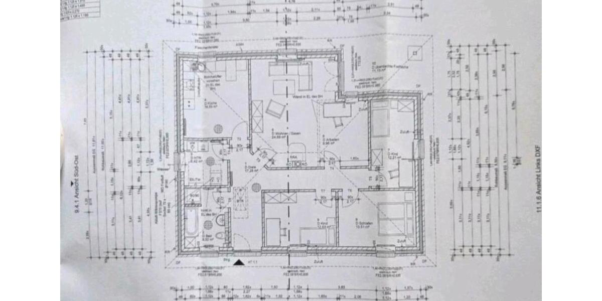 Erdgeschoßwohnung Zeven - 4 Zimmer, 130 m&sup2;, 1.150&euro; | Angebot:25265277