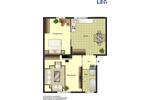 Etagenwohnung Bocholt Stenern - 2 Zimmer, 48 m&sup2;, 499&euro; | Angebot:26592735