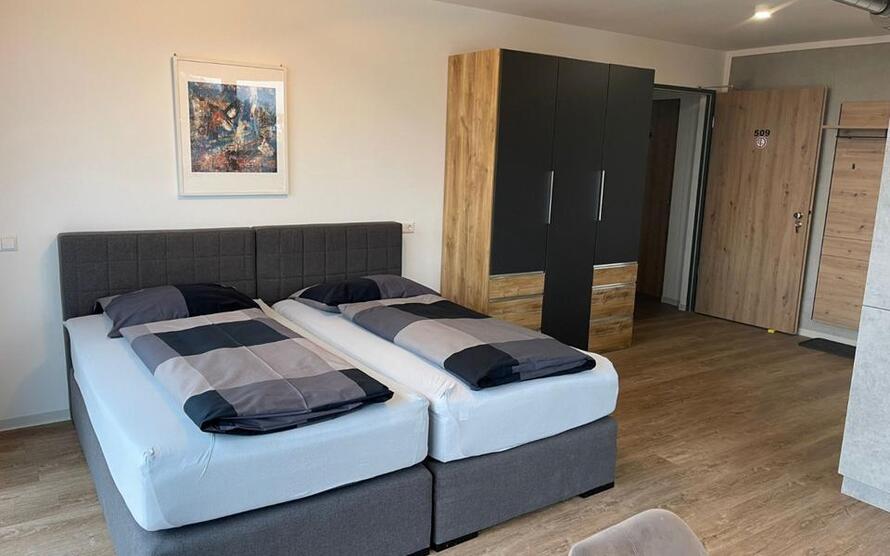 1-Zimmerwohnung (9), Boardinghouse, mit TV, Wlan, Küche, DuscheWc, Waschmaschine, Trockner
