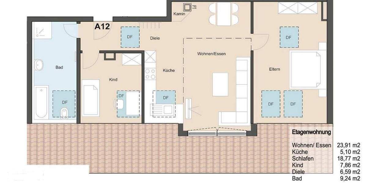 Etagenwohnung Garmisch-Partenkirchen Partenkirchen - 3 Zimmer, 71 m&sup2;, 1.360&euro; | Angebot:25703866