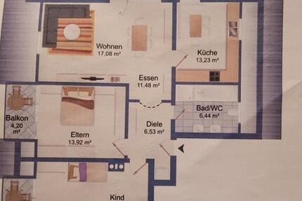 Wohnung Berg (Pfalz) - 3 Zimmer, 95 m&sup2;, 1.090&euro; | Angebot:26341514