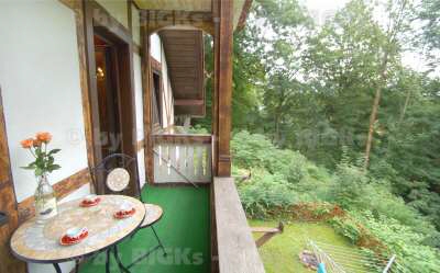 BIGKs - Suhl: teilmöblierte 3 Raumwohnung,sep.Küche,Bad mit Wanne+Dusche,Garten (;-) - Etagenwohnung Suhl Suhl Mitte | Angebot:26266111