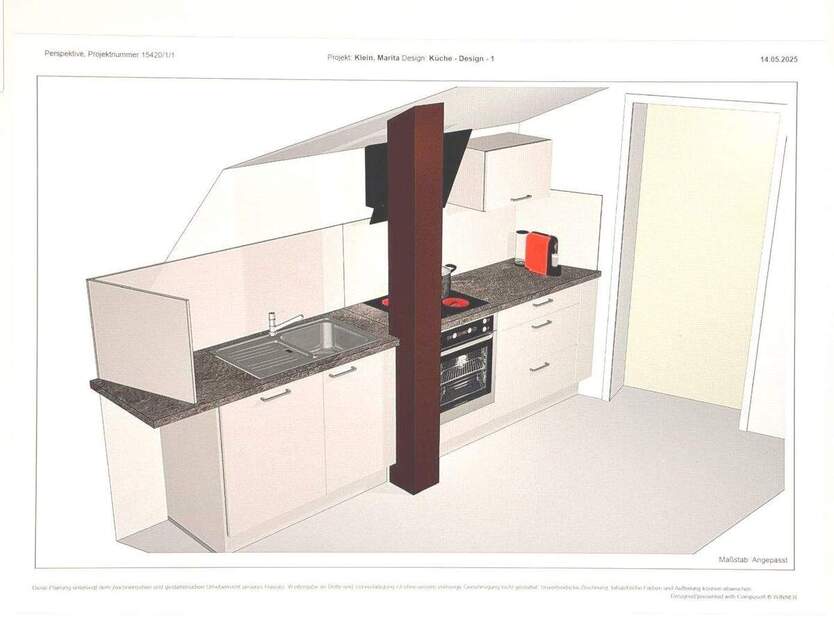 3-Zimmer-Dachgeschosswohnung in 56841 Traben-Trarbach mit neuer Einbauküche 3 zimmer