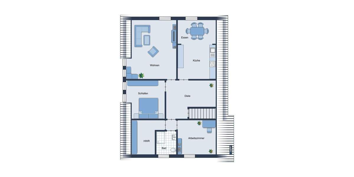 Etagenwohnung Wangerland / Hohenkirchen Hohenkirchen - 3 Zimmer, 110 m&sup2;, 700&euro; | Angebot:25730042