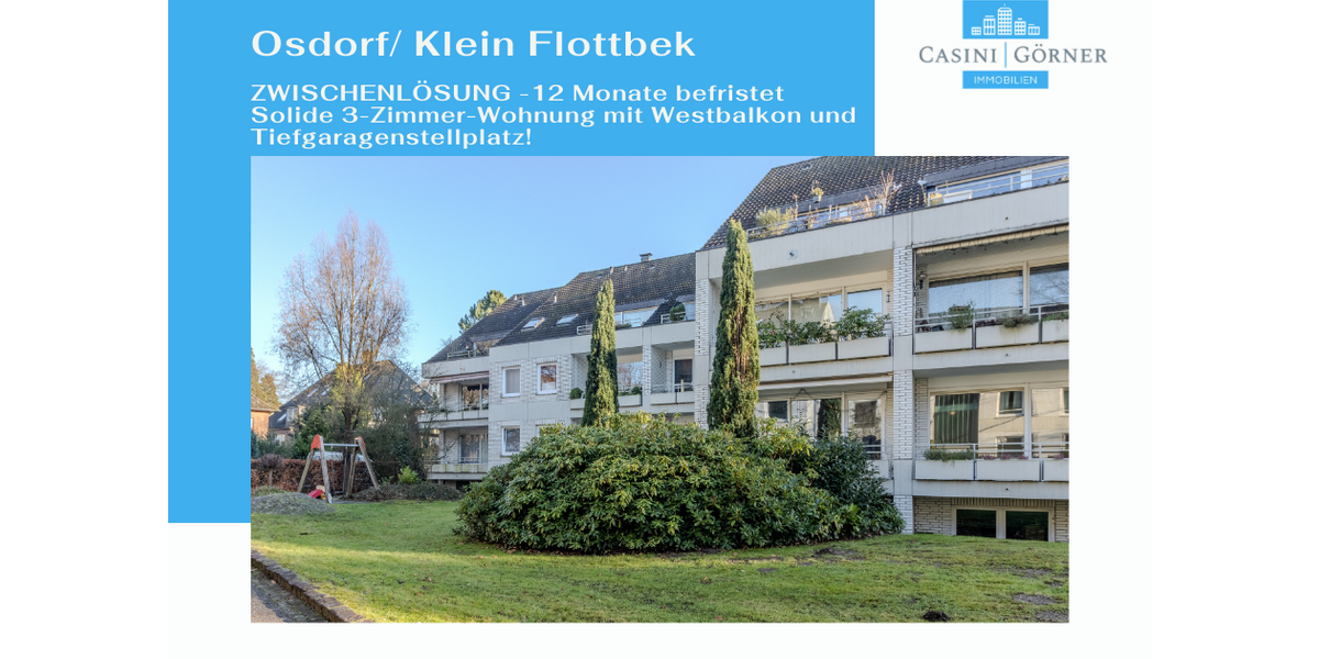 Wohnung zum Mieten in Hamburg 1.100 € 84.3 m² 3 zimmer