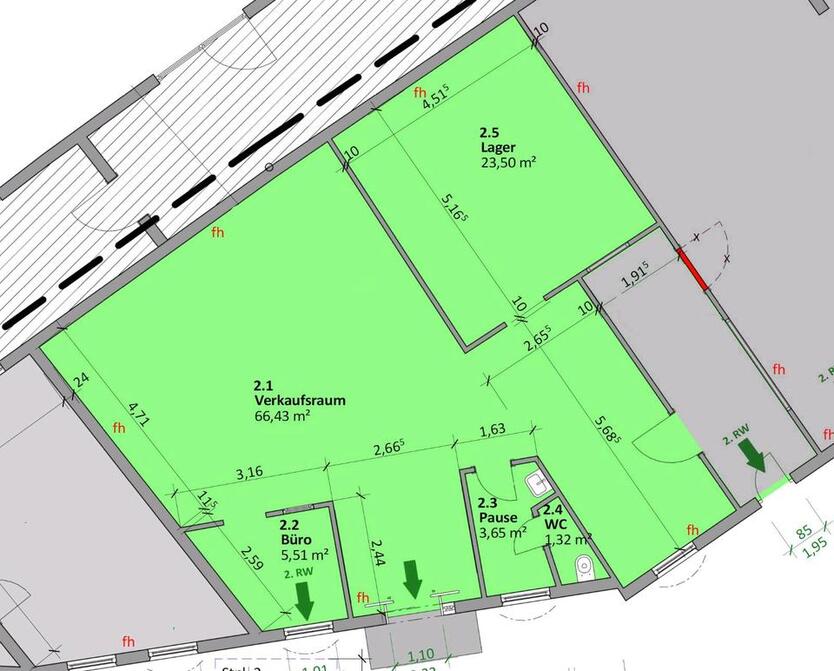 Gewerberaum als Lager, Büro, Praxis, Werkstatt zu vermieten zimmer