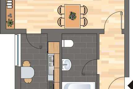 Wohnung Neustadt an der Weinstraße - 2 Zimmer, 59 m&sup2;, 649&euro; | Angebot:26458220
