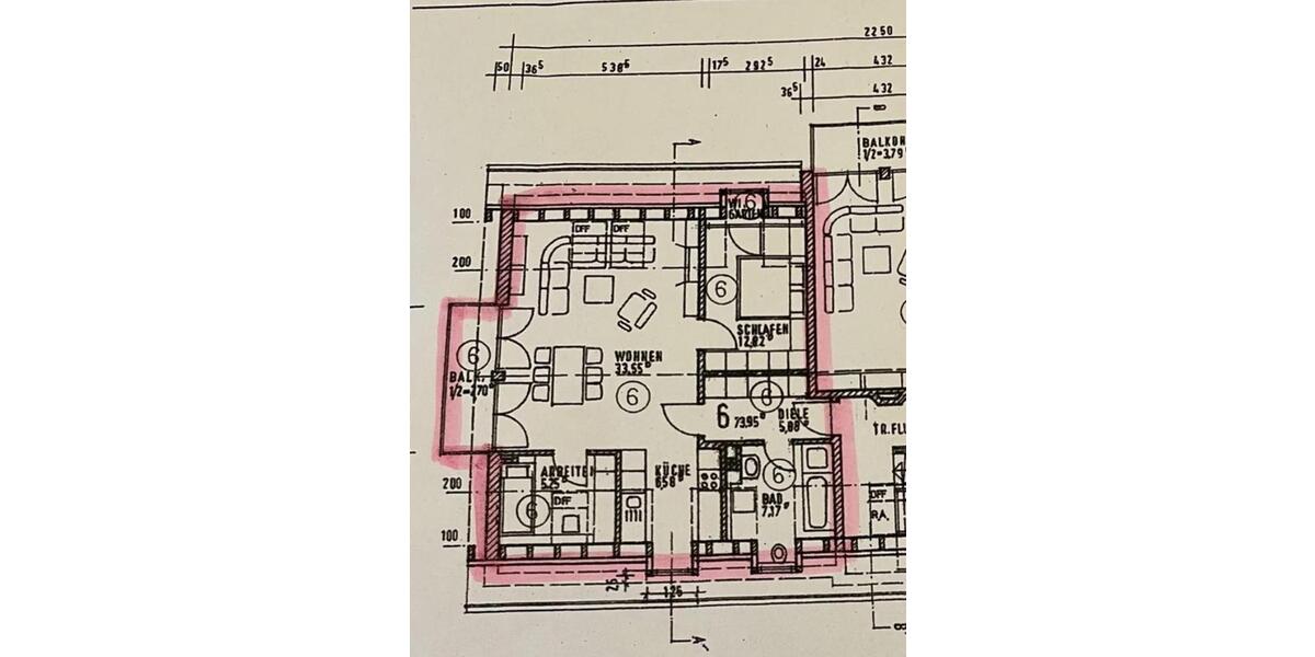 Dachgeschoßwohnung Forstinning - 2.5 Zimmer, 75 m&sup2;, 1.380&euro; | Angebot:24725387