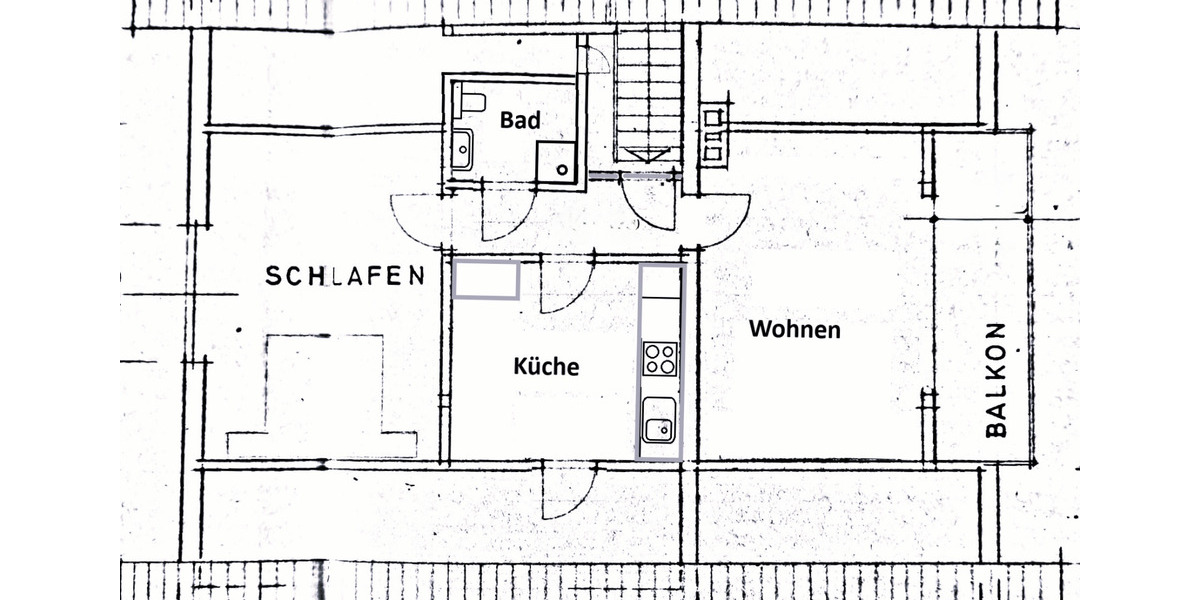Dachgeschoßwohnung Waldsolms - 2 Zimmer, 75 m&sup2;, 750&euro; | Angebot:25752110