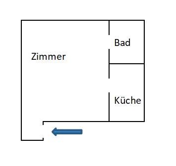 1 Zimmer-Wohnung