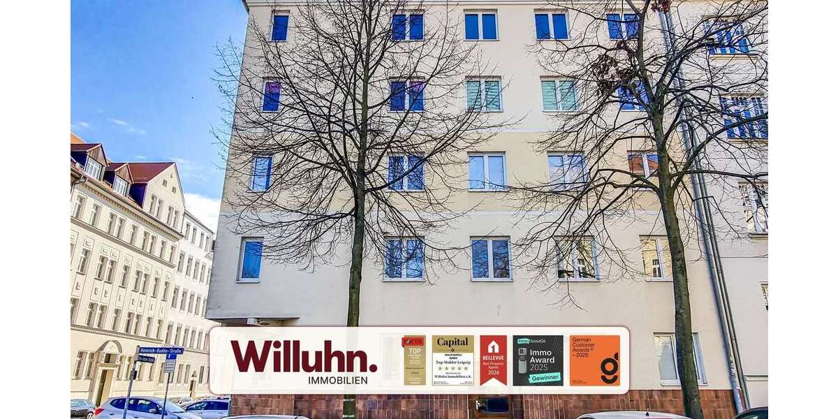 Etagenwohnung Leipzig Gohlis - 3 Zimmer, 60 m&sup2;, 537&euro; | Angebot:26182838