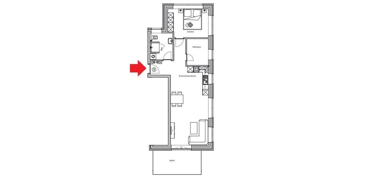 Etagenwohnung Schortens - 2 Zimmer, 77 m&sup2;, 920&euro; | Angebot:26588411