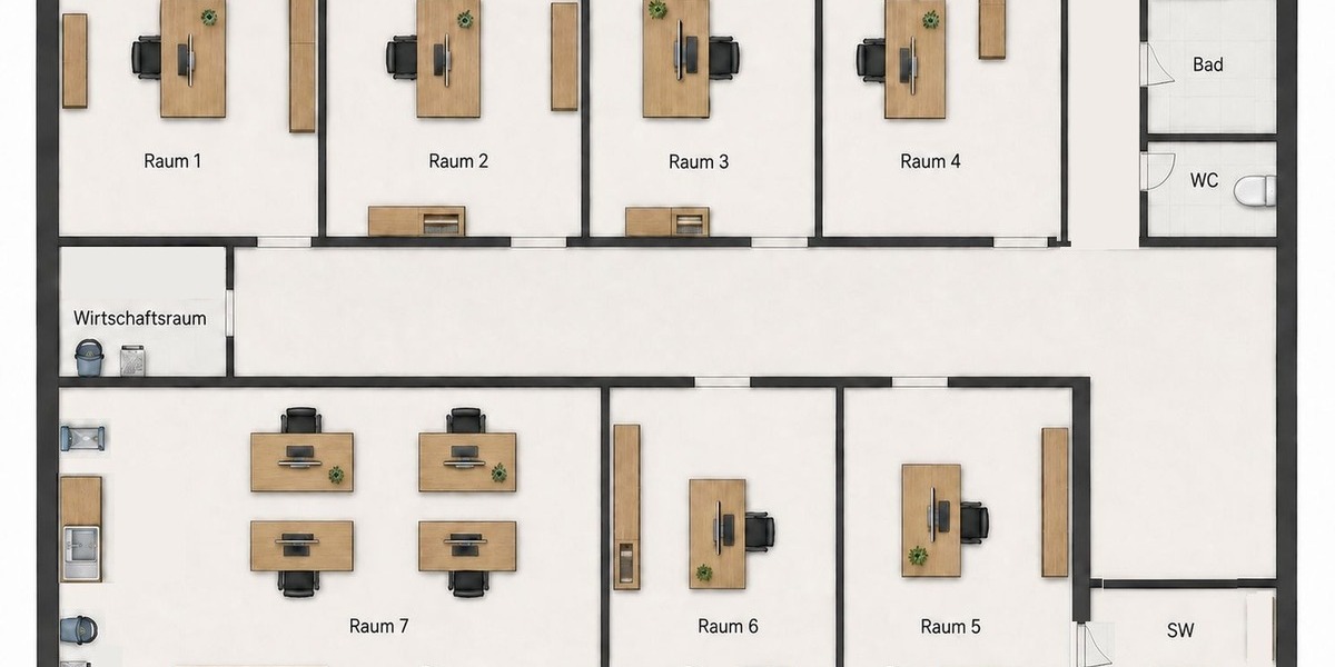 ** 475 M² FLEXIBLE NEUBAU GEWERBEFLÄCHE AUS HALLE & REPRÄSENTATIVEM BÜROBEREICH** - Gewerbeobjekt Wolfenbüttel Adersheim | Angebot:27262335