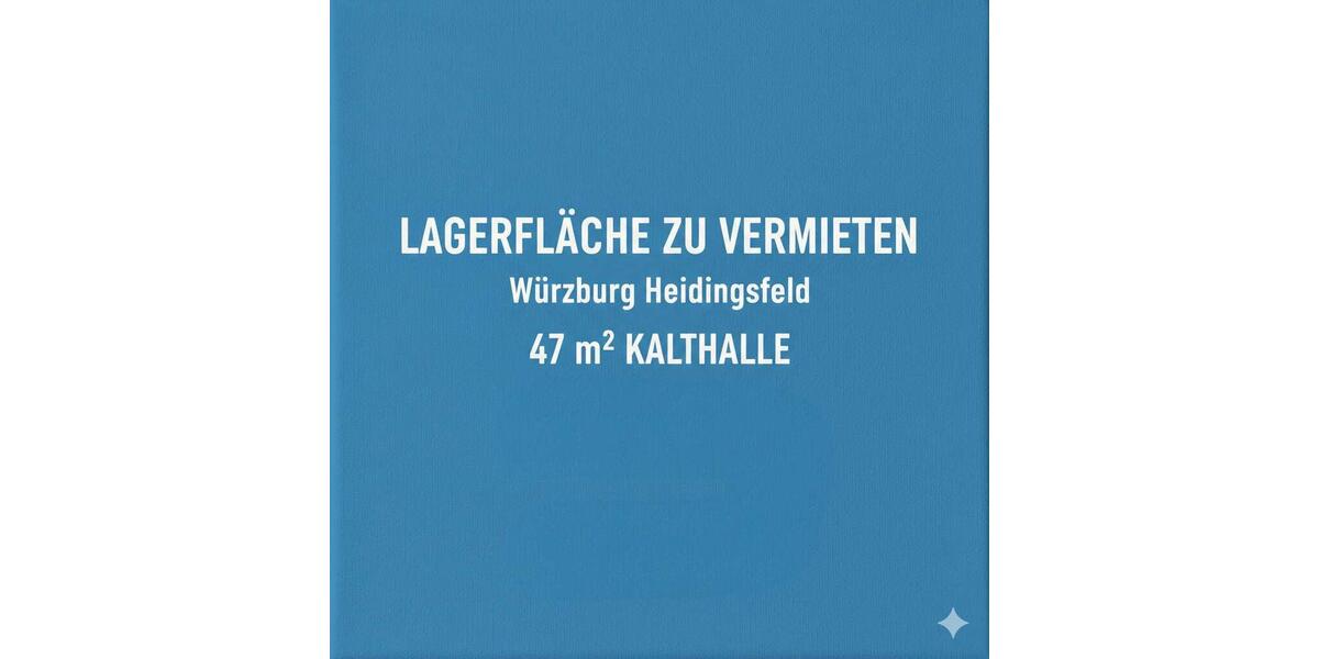 Gewerbeobjekt Würzburg Heuchelhof - 250&euro; | Angebot:24884510