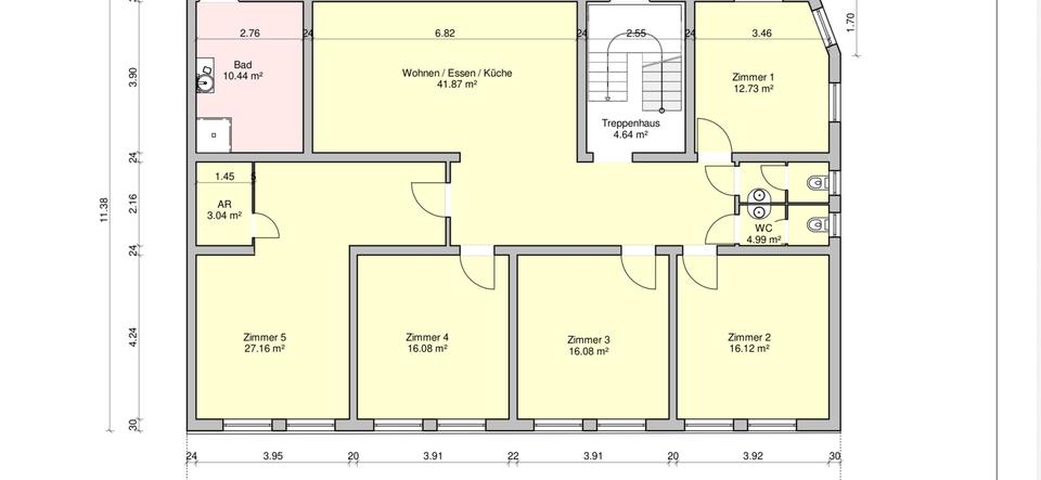 Wohnen auf Zeit Gießen Allendorf - 1 Zimmer, 16 m&sup2;, 590&euro; | Angebot:23796256