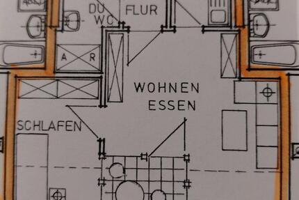 Wohnung Wendelstein - 1.5 Zimmer, 33 m&sup2;, 380&euro; | Angebot:24888942