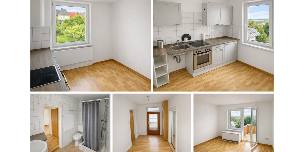2 Zimmer Wohnung in Bad Pyrmont mit Balkon & Küche - ruhige Lage 2 zimmer