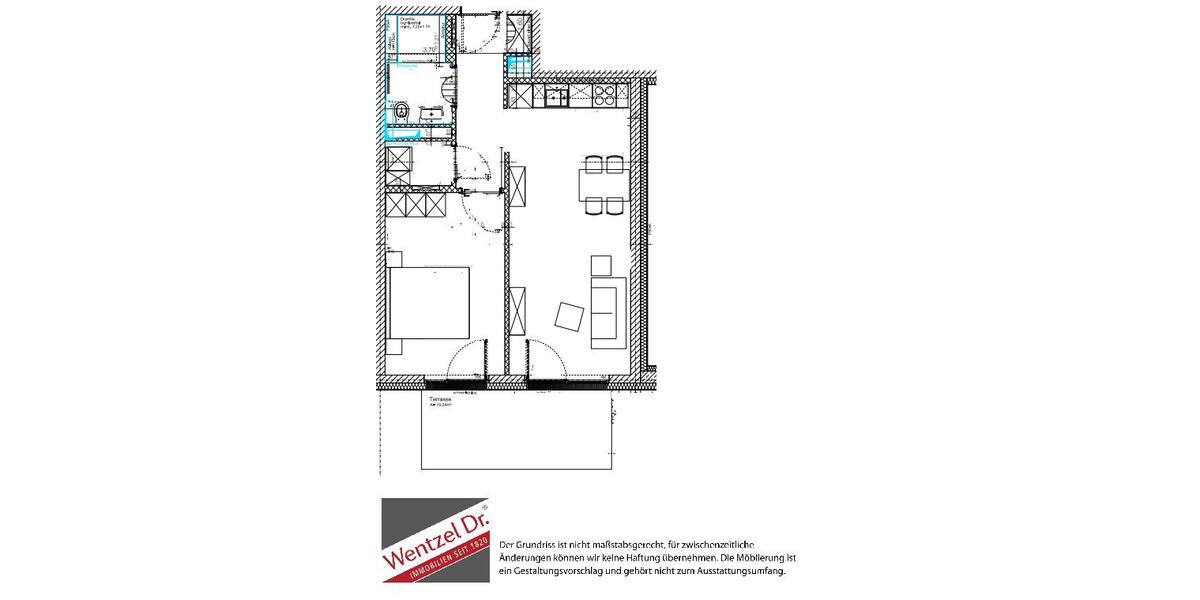 Erdgeschoßwohnung Potsdam Industriegelände - 2 Zimmer, 54 m&sup2;, 760&euro; | Angebot:26384080