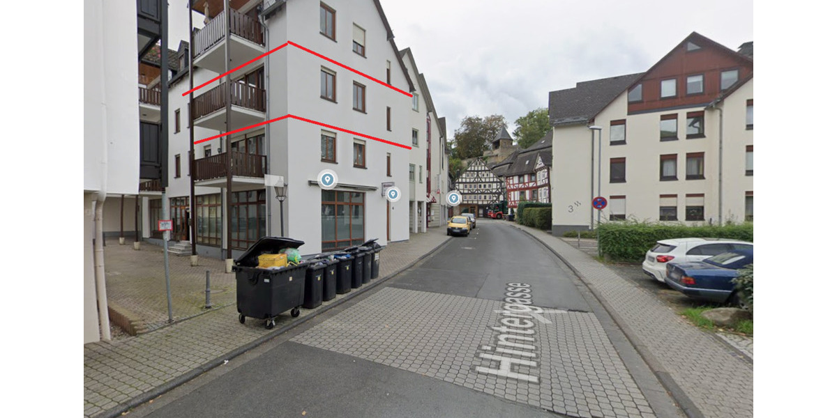 Moderne 3-Zimmer-Wohnung, Balkon, Küche, zentral Dillenburg 94qm 3 zimmer