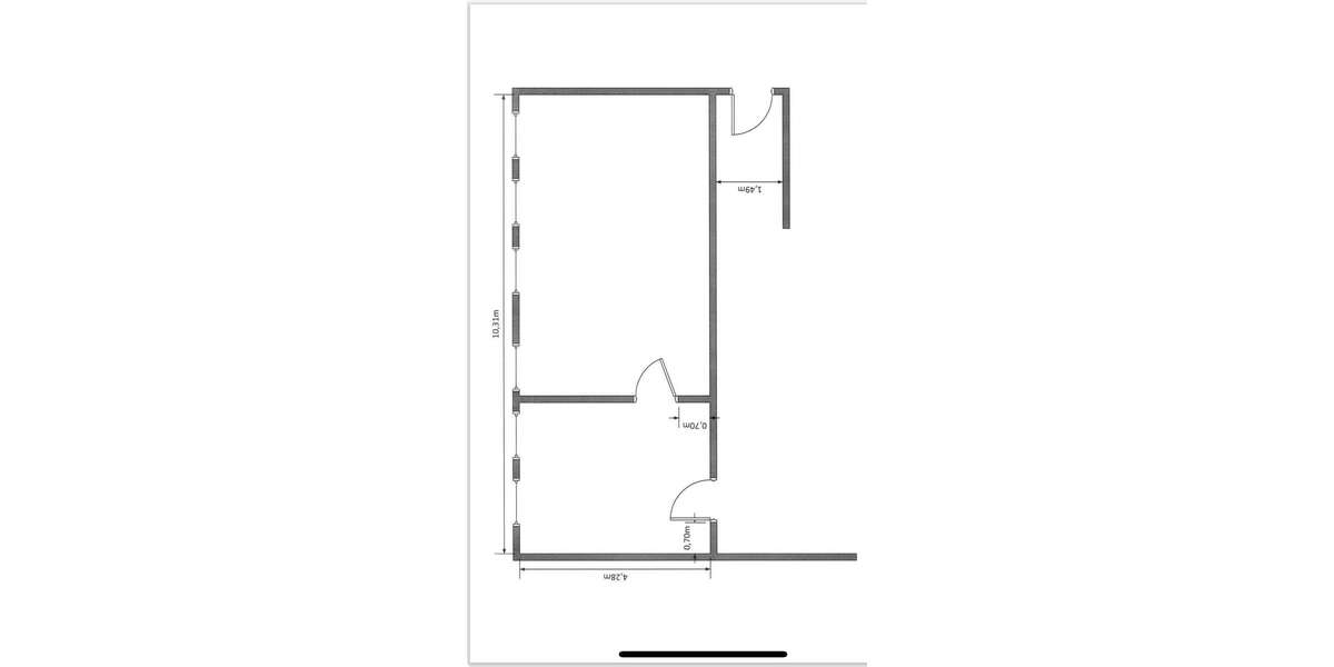 Büro in Karlsruhe 850 € 45 m² zimmer