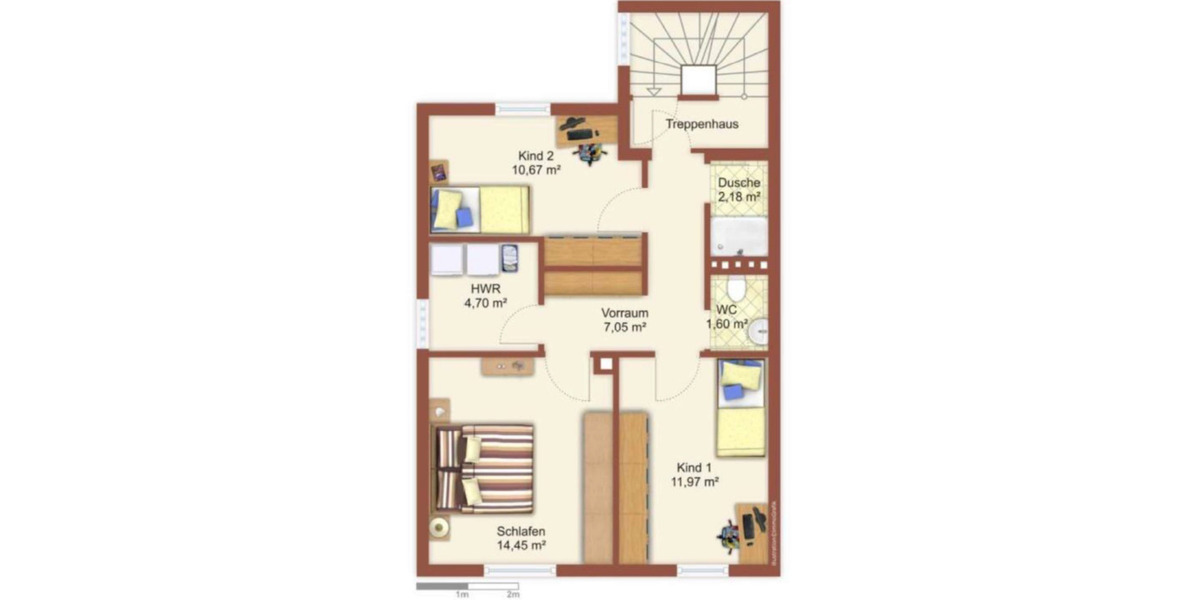 Etagenwohnung Bensheim - 3 Zimmer, 53 m&sup2;, 750&euro; | Angebot:24361267