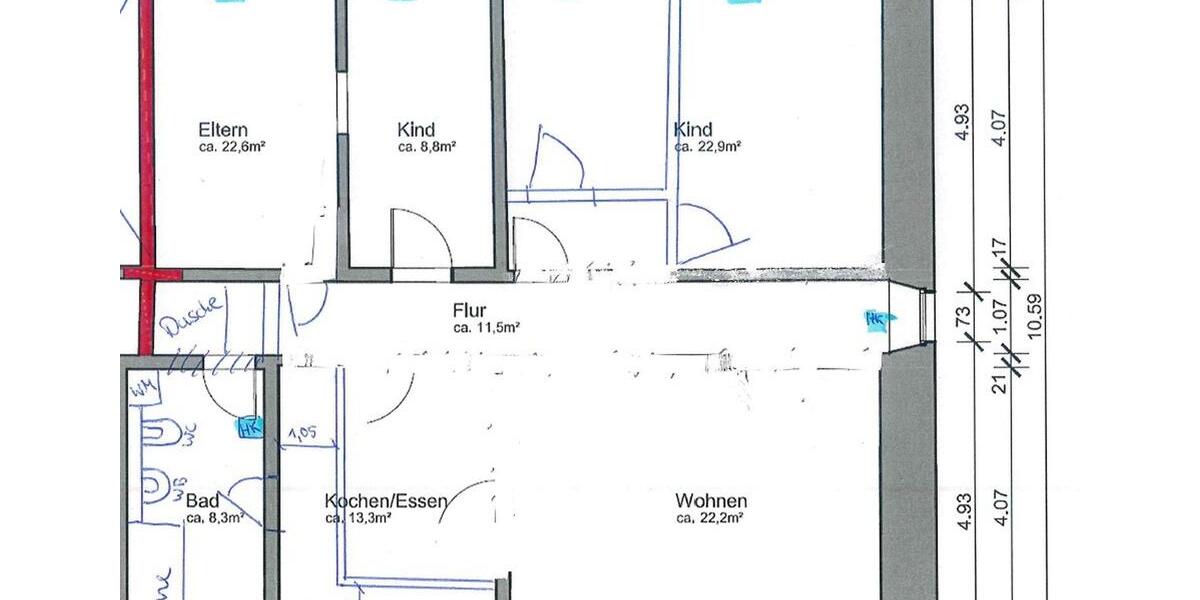 Etagenwohnung Stolpen - 4 Zimmer, 114 m&sup2;, 850&euro; | Angebot:26006928
