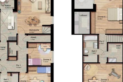 Exklusive Neubau-Wohnung im Herzen von Friedrichsfehn! Bezugsfertig ca. 01.03.2026! 5 zimmer