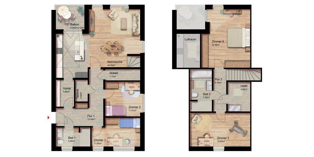 Exklusive Neubau-Wohnung im Herzen von Friedrichsfehn! Bezugsfertig ca. 01.03.2026! 5 zimmer
