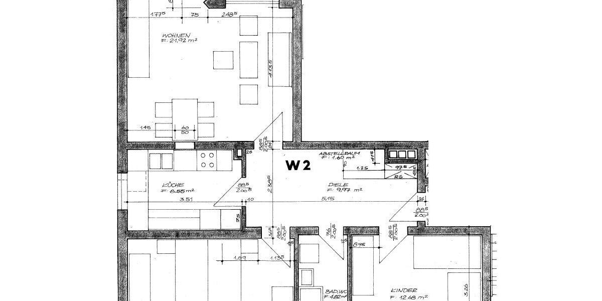 Etagenwohnung Felsberg - 3 Zimmer, 76 m&sup2;, 525&euro; | Angebot:25981873