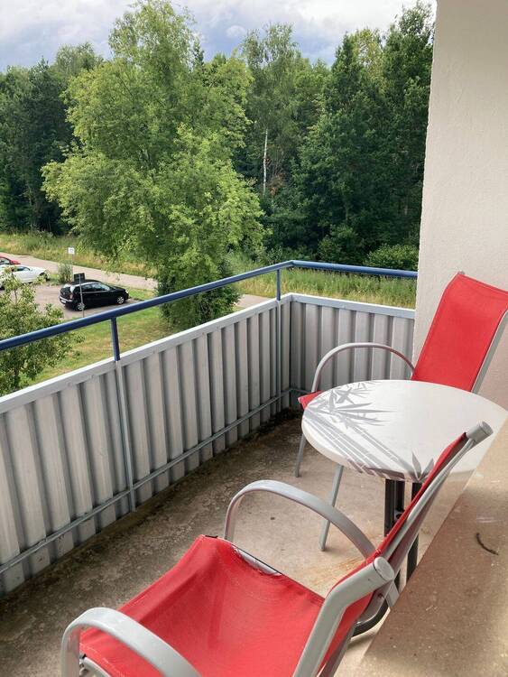 VS-Villingen, Goldenbühl, nette 2-Zi.-Wohnung, 2.OG, Balkon, Ebk