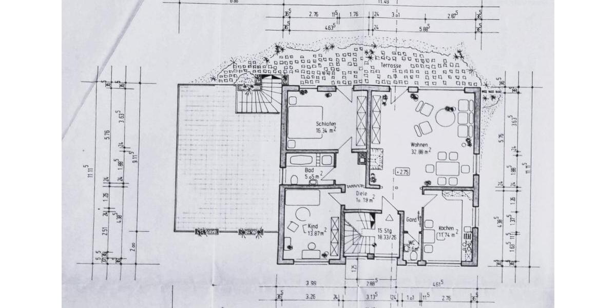 Etagenwohnung Lüdenscheid Brügge - 4 Zimmer, 120 m&sup2;, 1.199&euro; | Angebot:26552508