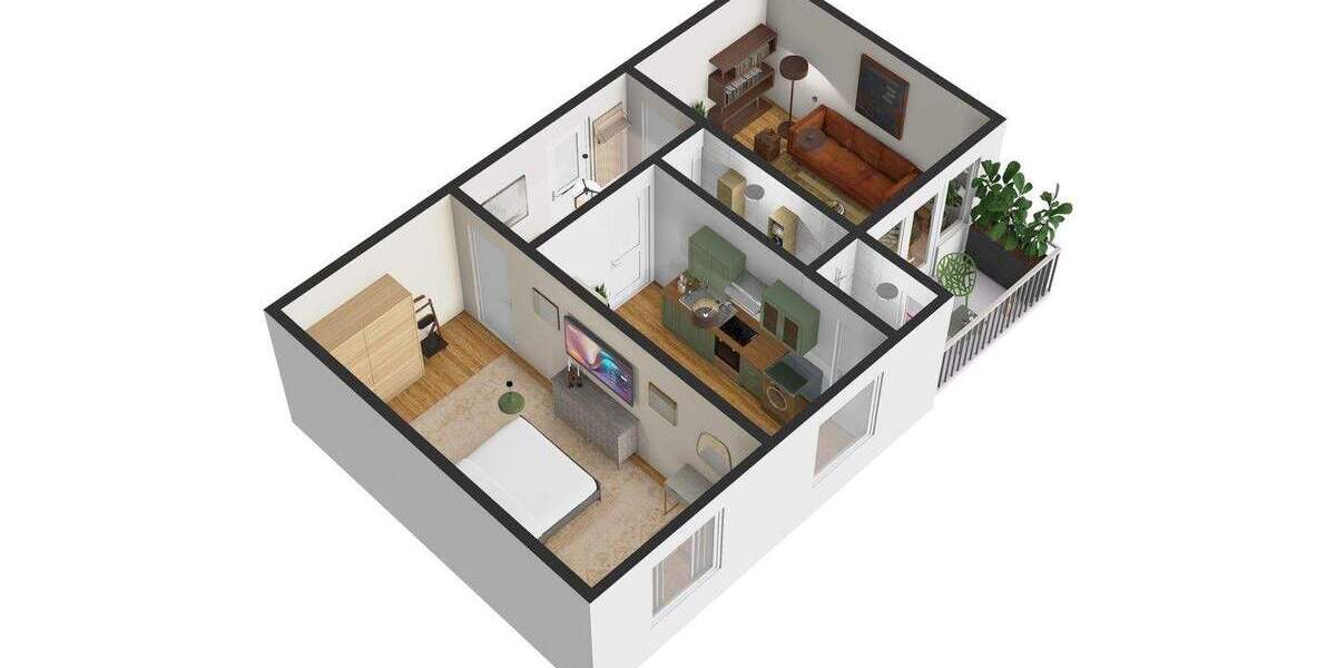 Helle 2-Zi-Whg in Eimsbüttel • ca. 50 m² mit Südwestbalkon 2 zimmer