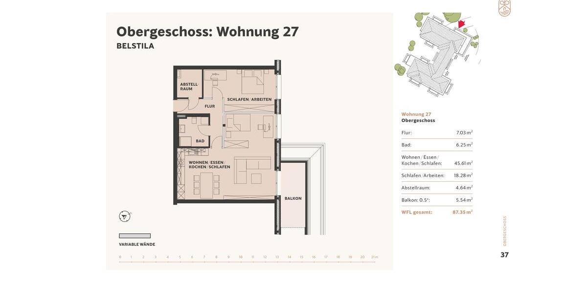 Etagenwohnung Wildeshausen - 2 Zimmer, 87 m&sup2;, 912&euro; | Angebot:25181891