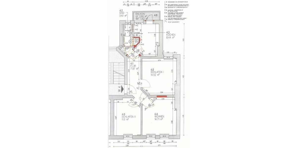 Etagenwohnung Bremerhaven Geestemünde - 3 Zimmer, 63 m&sup2;, 700&euro; | Angebot:26690563
