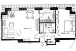 2-Zimmer-Whg mit neuer EBK und Designbelag für 2 Jahre zu vermieten