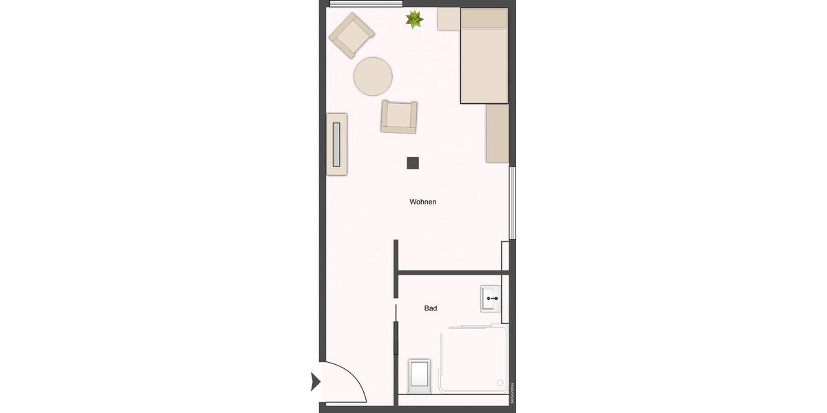 Etagenwohnung Lüdenscheid Staberg - 1 Zimmer, 45 m&sup2;, 257&euro; | Angebot:21275821