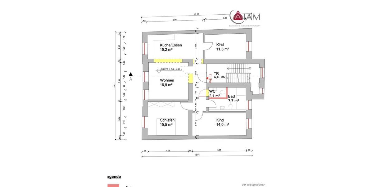 Etagenwohnung Wiesbaden Westend / Bleichstraße - 4 Zimmer, 95 m&sup2;, 1.470&euro; | Angebot:26656943