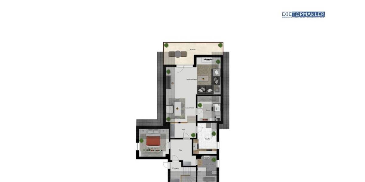 Etagenwohnung Paderborn Kernstadt - 3 Zimmer, 85 m&sup2;, 723&euro; | Angebot:26569028