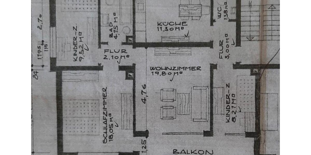 Erdgeschoßwohnung Dogern - 4 Zimmer, 89 m&sup2;, 880&euro; | Angebot:26687935