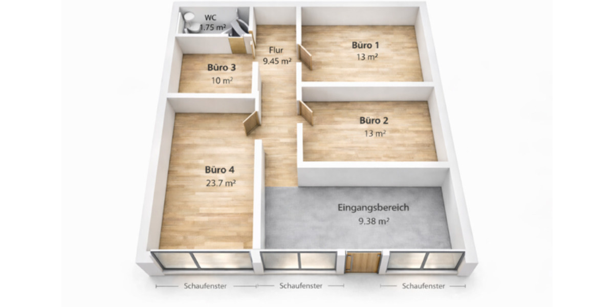 Gewerbeobjekt Munster - 13&euro; | Angebot:25301750