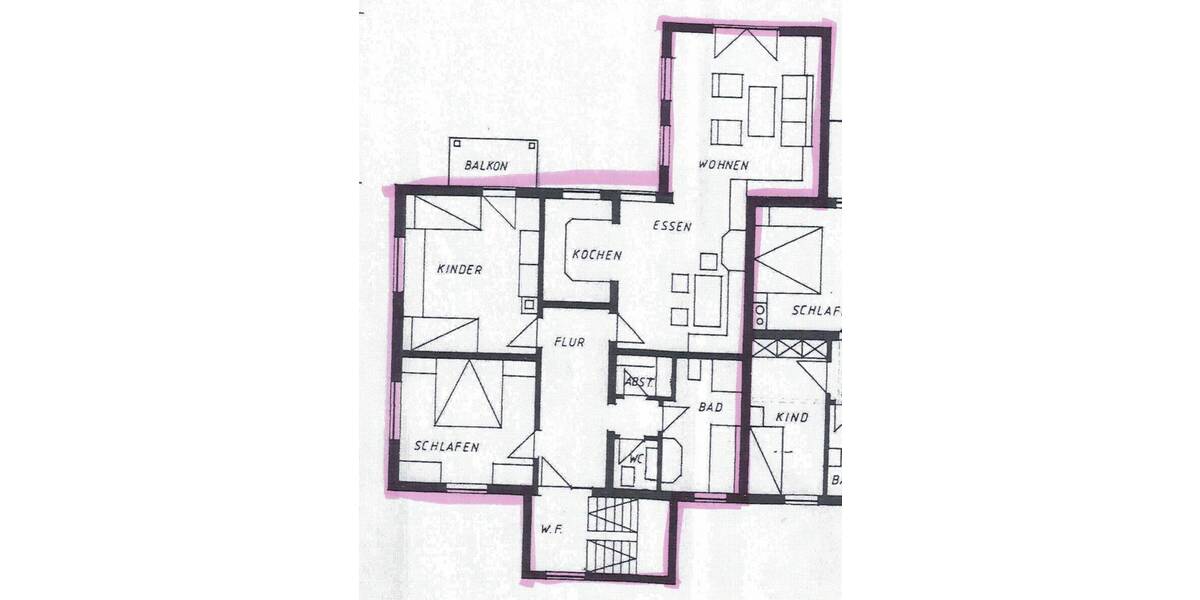 Etagenwohnung Mittelbuch Mittelbuch - 3 Zimmer, 98 m&sup2;, 850&euro; | Angebot:23968990