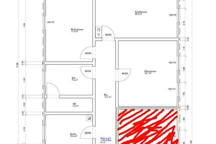 Wohnung Nidda - 3 Zimmer, 91 m&sup2;, 800&euro; | Angebot:26215202