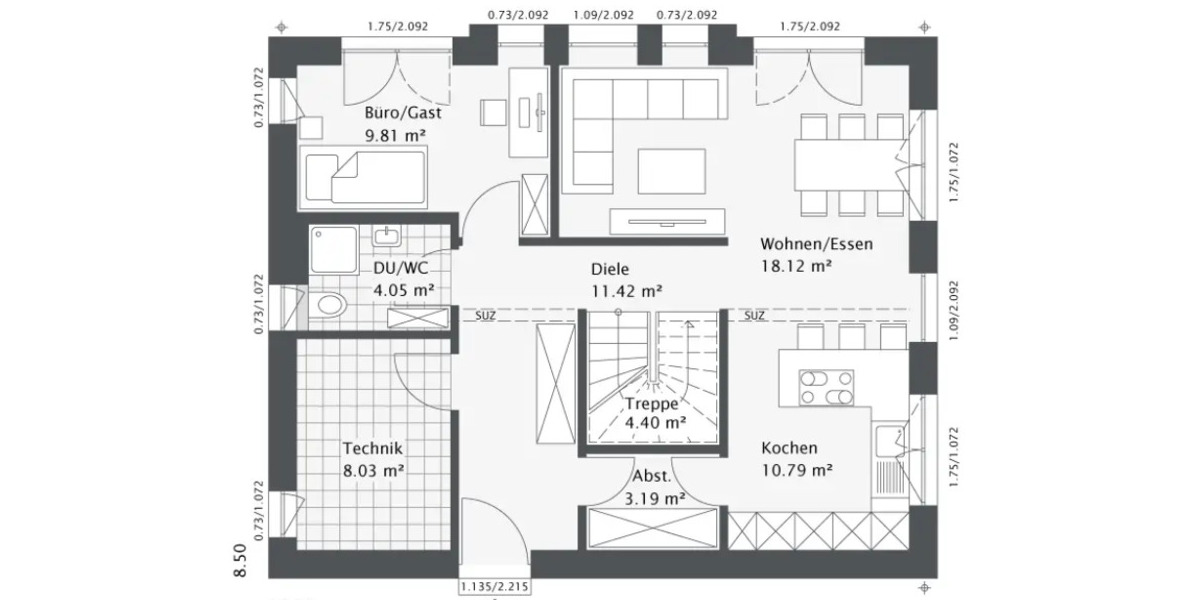 Einfamilienhaus Kevelaer Twisteden - 5 Zimmer, 138 m&sup2;, 2.184&euro; | Angebot:24516736