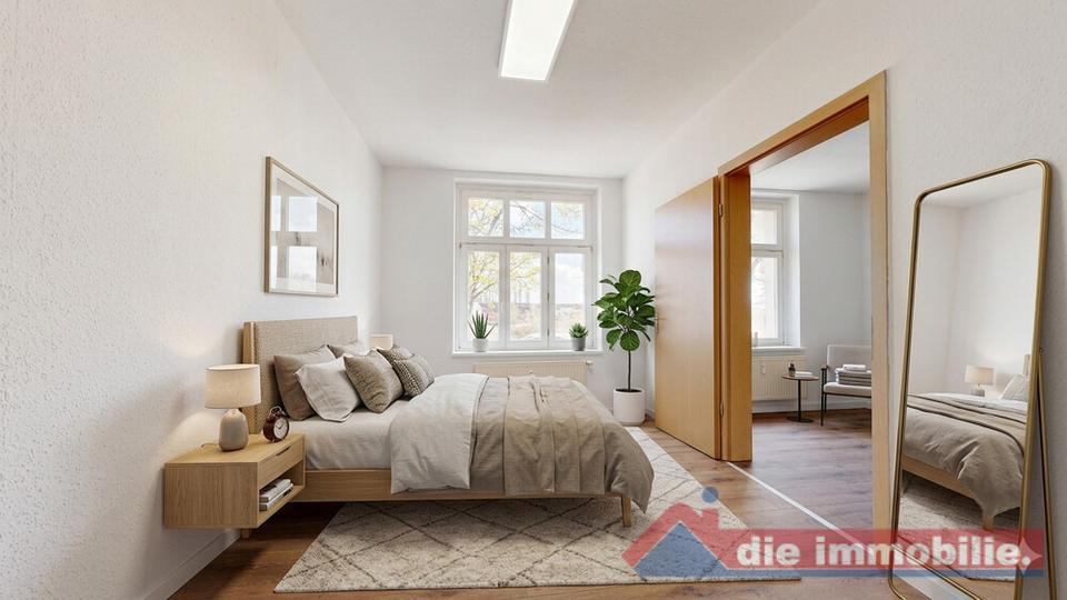 Erdgeschoßwohnung Magdeburg Leipziger Straße - 3 Zimmer, 57 m&sup2;, 428&euro; | Angebot:26278050