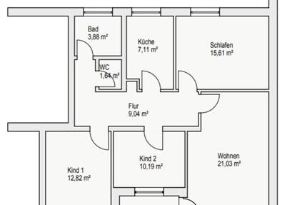 Hannover- 4 Zimmer Wohnung zimmer