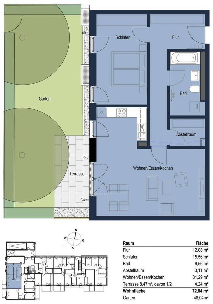 Charmante 2-Zimmer-GartenWohnung in Isarnähe Thalkirchen